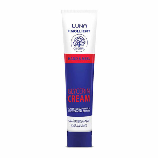 Luna Emollient Hand and Heel Glycerin Cream 40gm - كريم لونا بالجلسرين لترطيب اليدين والكعبين | Lumella
