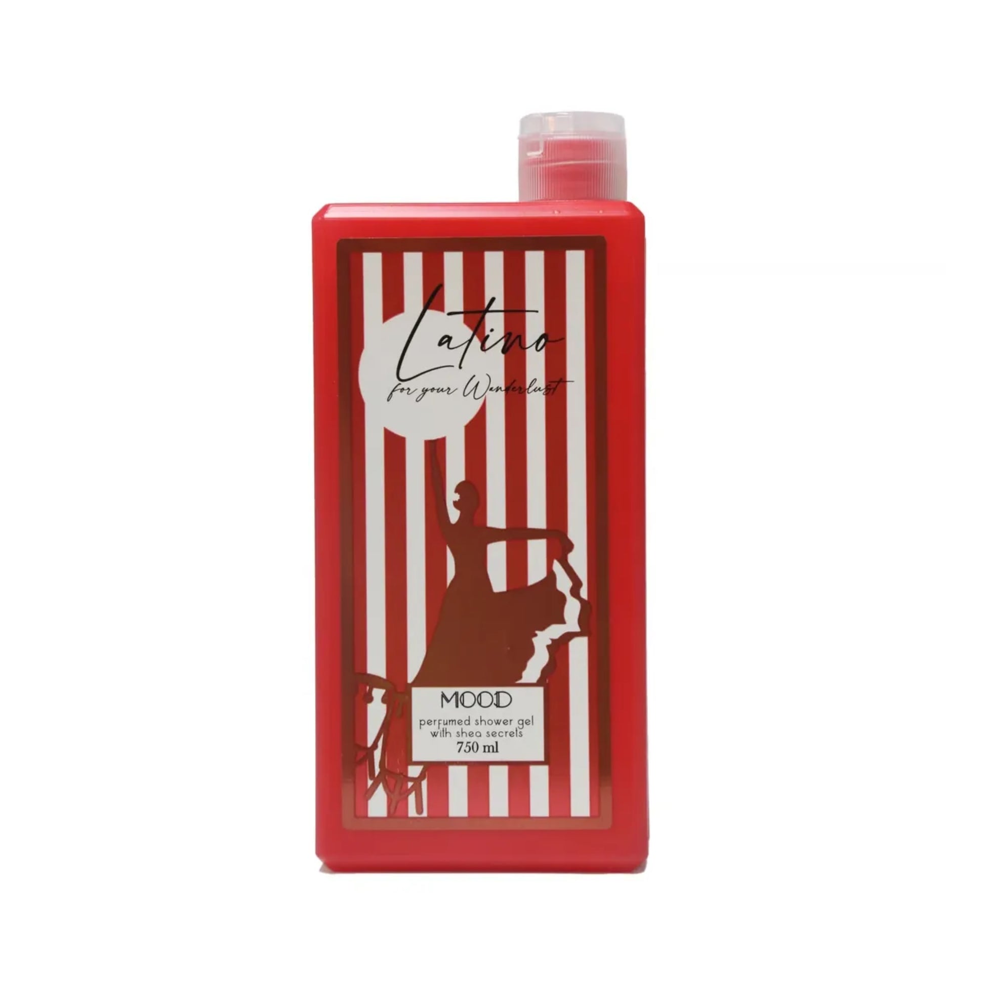 Mood Shower Gel Latino 750ml for refreshing body cleansing
