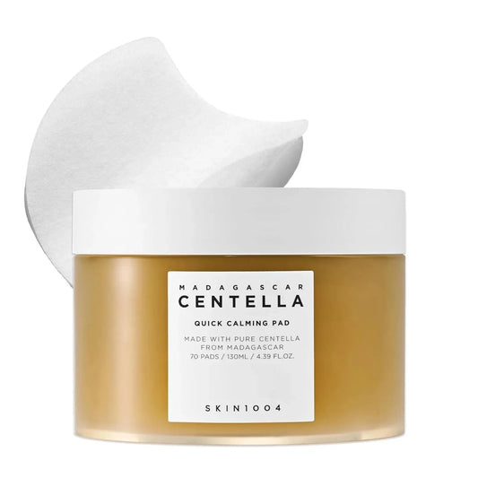 Skincare product with 'Madagascar Centella' label on a white background