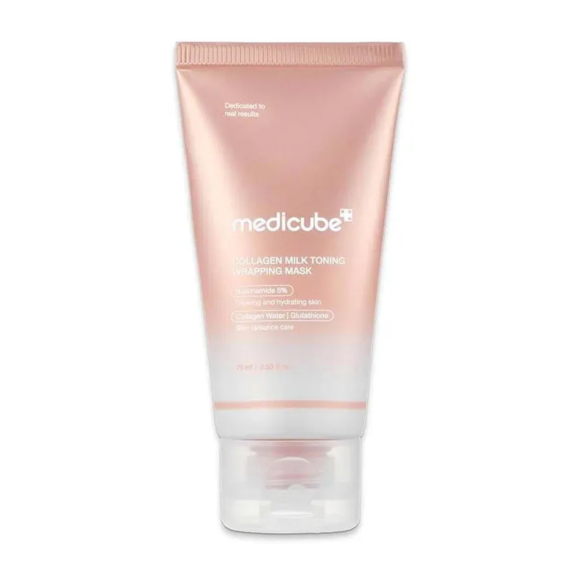 Medicube cream tube on a white background