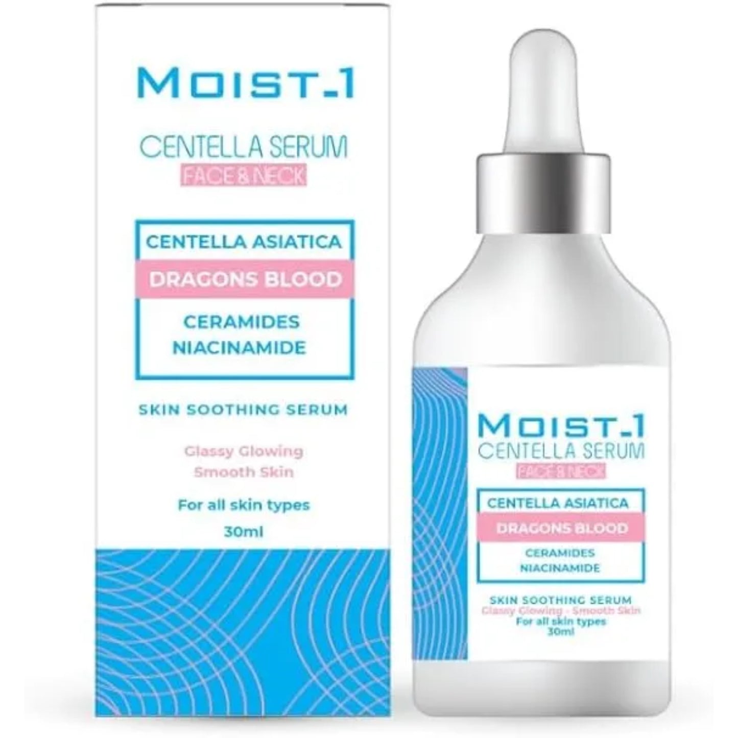 Moist-1 Centella Serum 30ml for soothing and hydration
