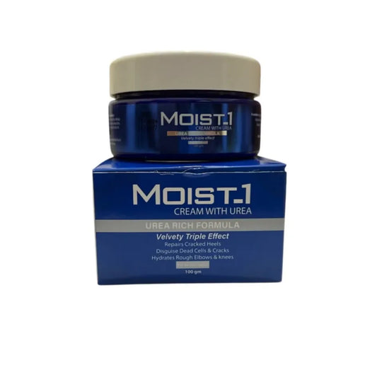 Moist-1 Cream with Urea 100gm for intensive hydration
