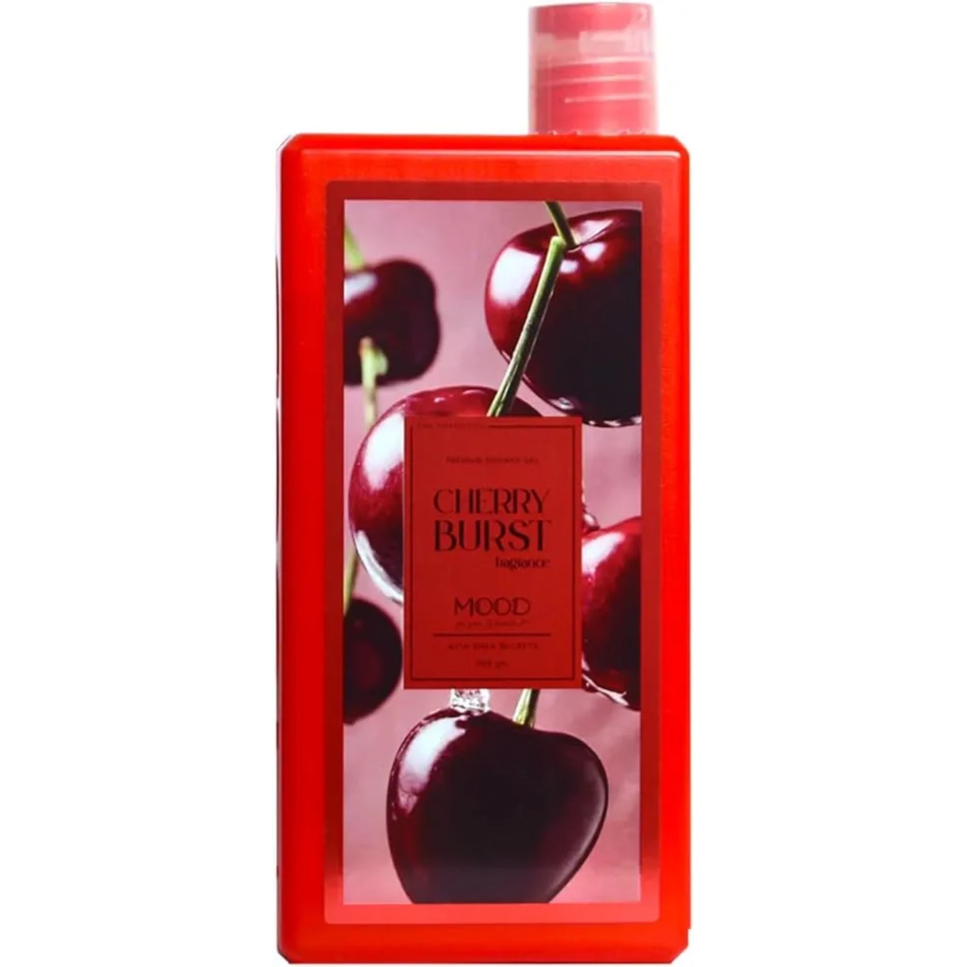 Mood Shower Gel Cherry Burst 750ml for refreshing cleanse
