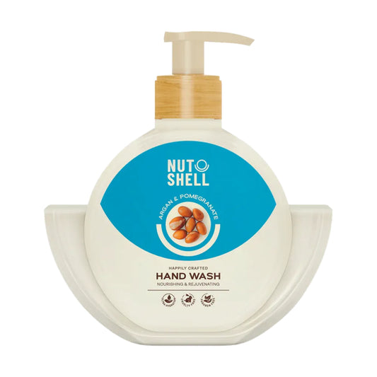 Nutshell Argan & Pomegranate Hand Wash 375ml for gentle cleansing
