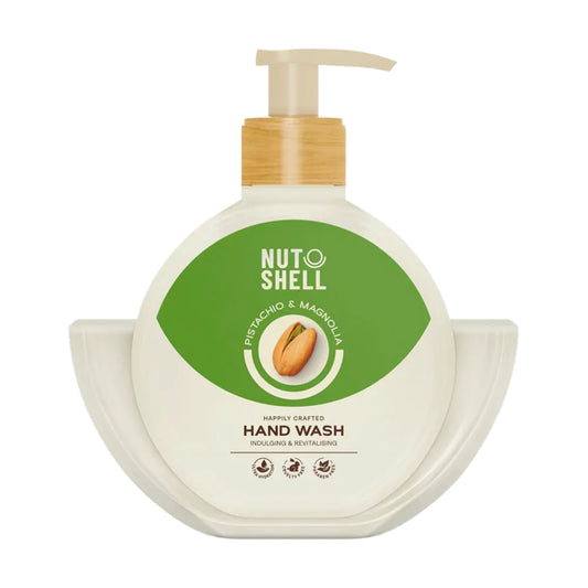 Nutshell Pistachio & Magnolia Hand Wash 375ml for gentle hand cleansing
