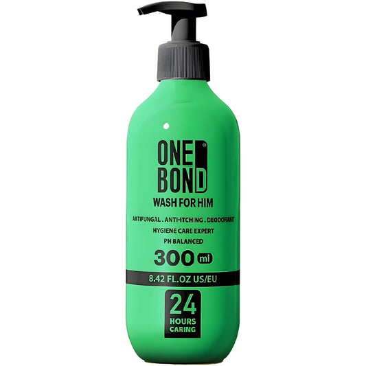 One Bond Intimate Wash 300ml for men's hygiene and freshness
