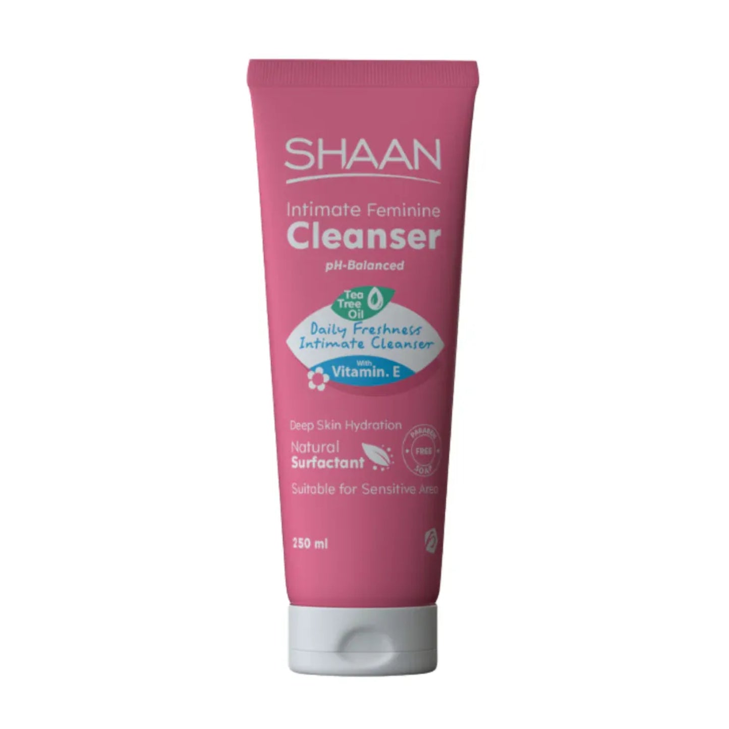 Shaan Feminine Intimate Cleanser with Vitamin E 250ml for intimate hygiene
