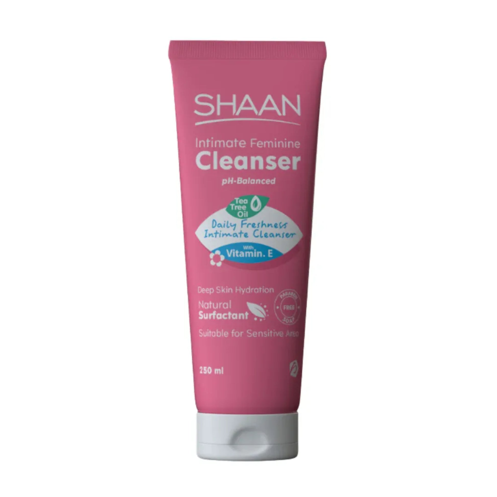 Shaan Feminine Intimate Cleanser with Vitamin E 250ml for intimate hygiene
