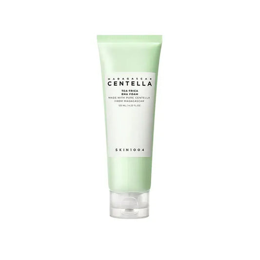 Skincare tube labeled 'Centella' on a white background