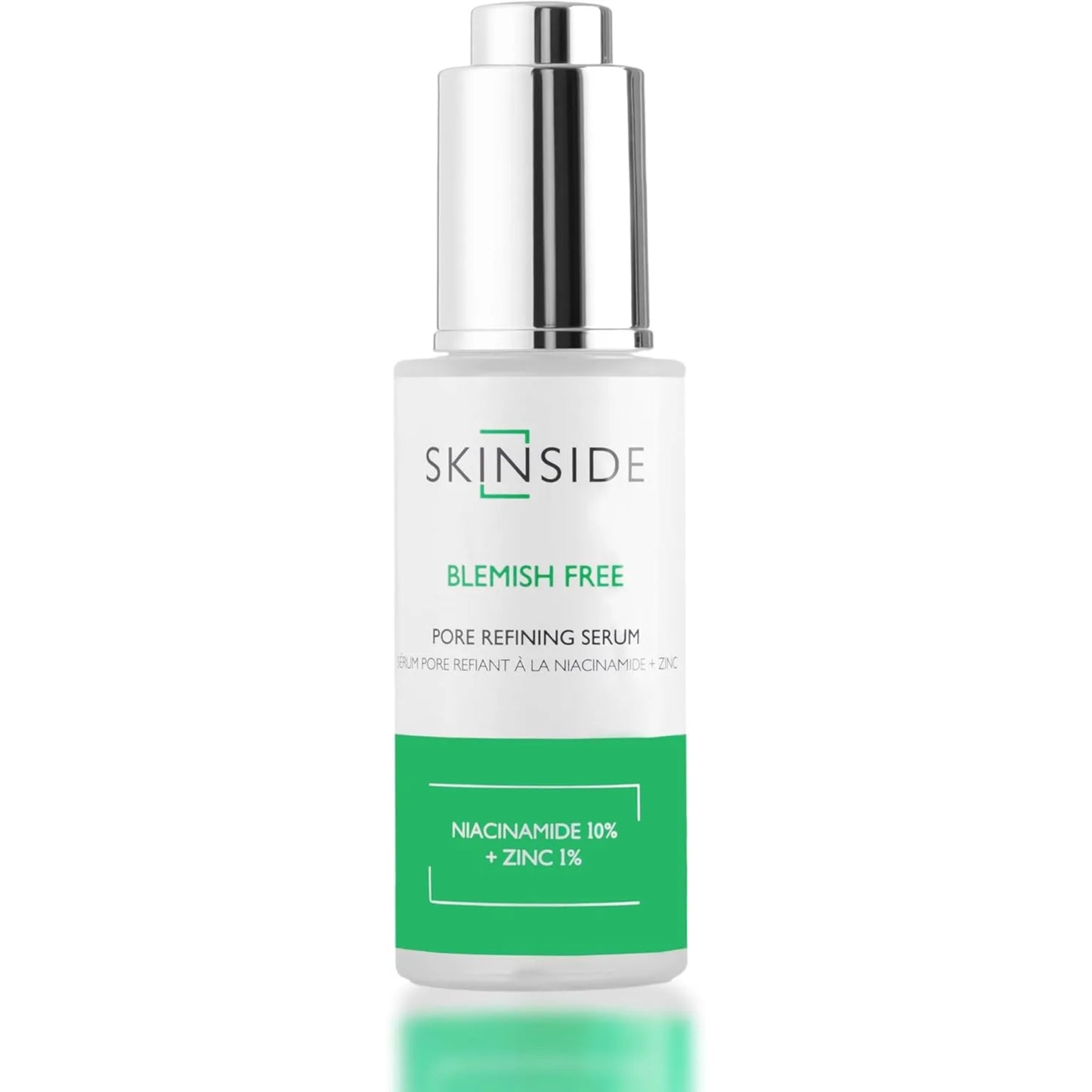 Skinside Niacinamide 10% + Zinc 1% Serum 25ml for pore refining and oil control
