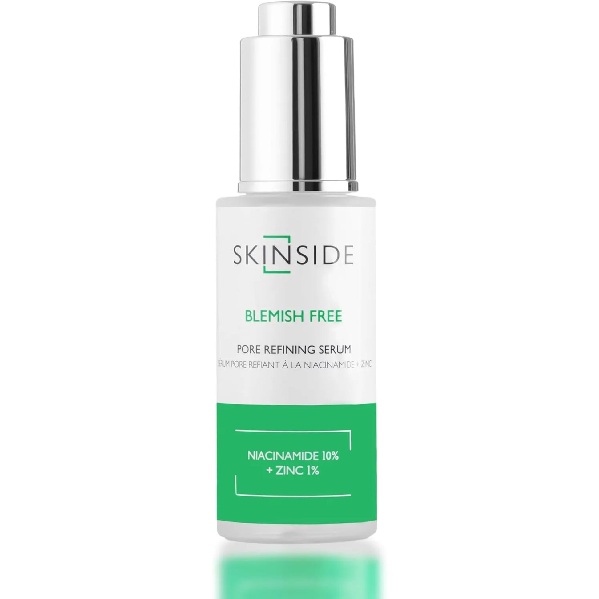 Skinside Niacinamide 10% + Zinc 1% Serum 25ml for pore refining and oil control

