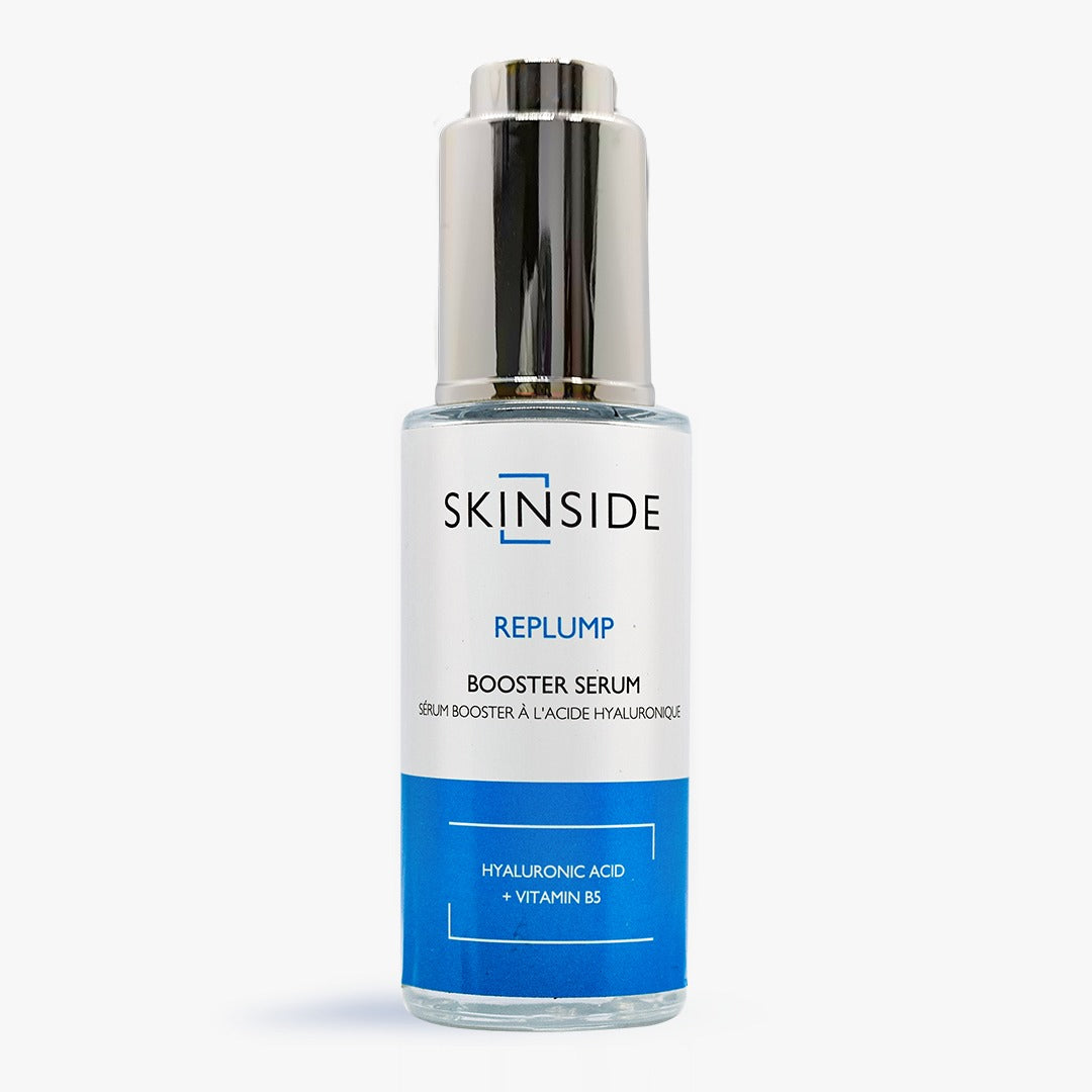 Skinside Replump Booster Serum Hyaluronic 25ml - سيروم سكين سايد بوستر بحمض الهيالورونيك للترطيب المكثف ونفخ البشرة | Lumella
