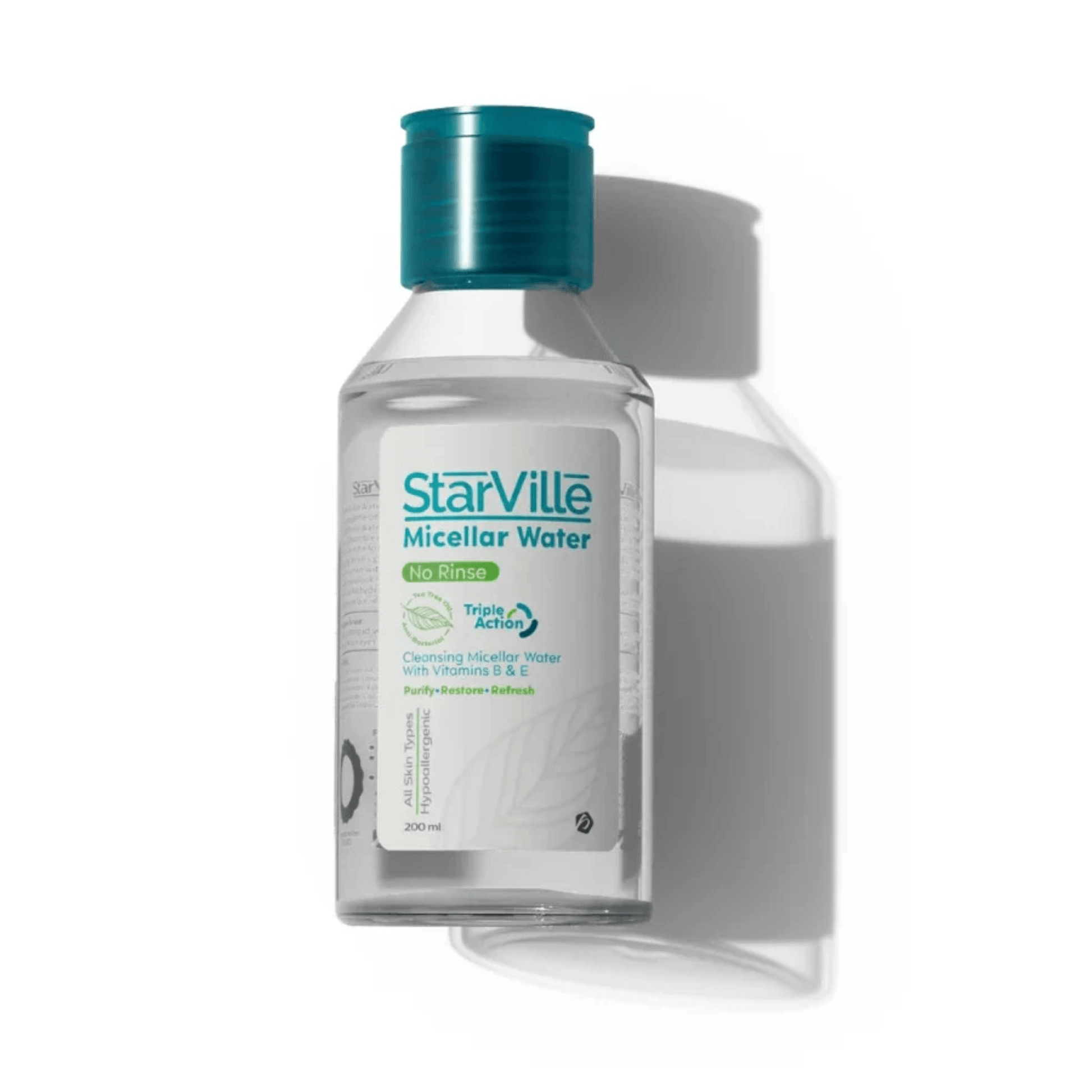 Starville Micellar Water 200ml - ماء ستارفيل الميسيلار لإزالة المكياج وتنظيف البشرة بلطف | Lumella
