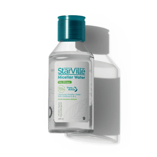 Starville Micellar Water 200ml - ماء ستارفيل الميسيلار لإزالة المكياج وتنظيف البشرة بلطف | Lumella
