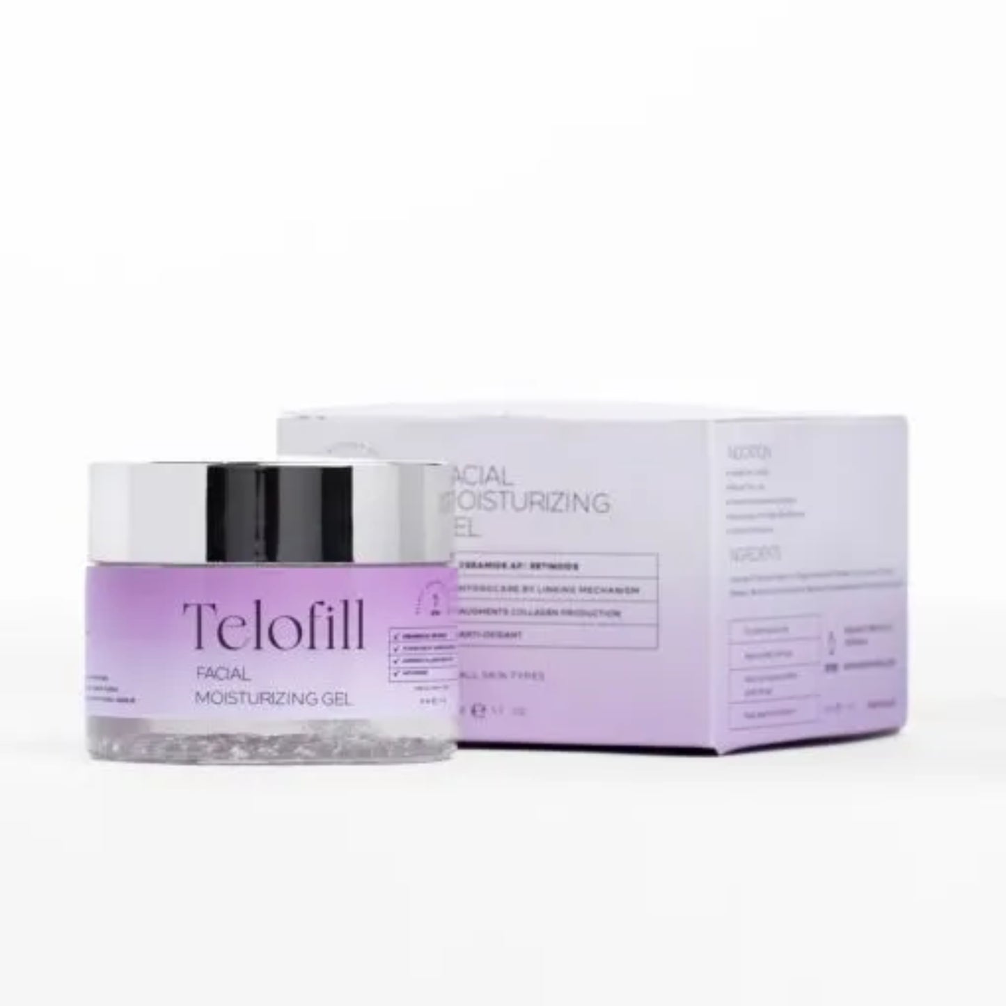 Telofill Facial Moisturizing Gel Cream 50gm for hydration
