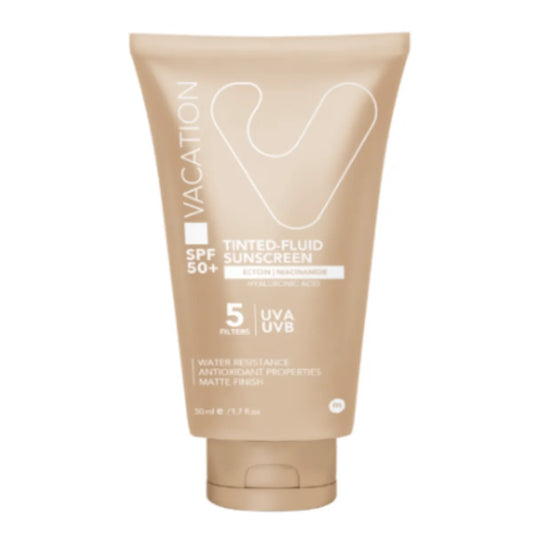 Vacation Tinted Sunscreen SPF50+ Fluid 50ml for sun protection
