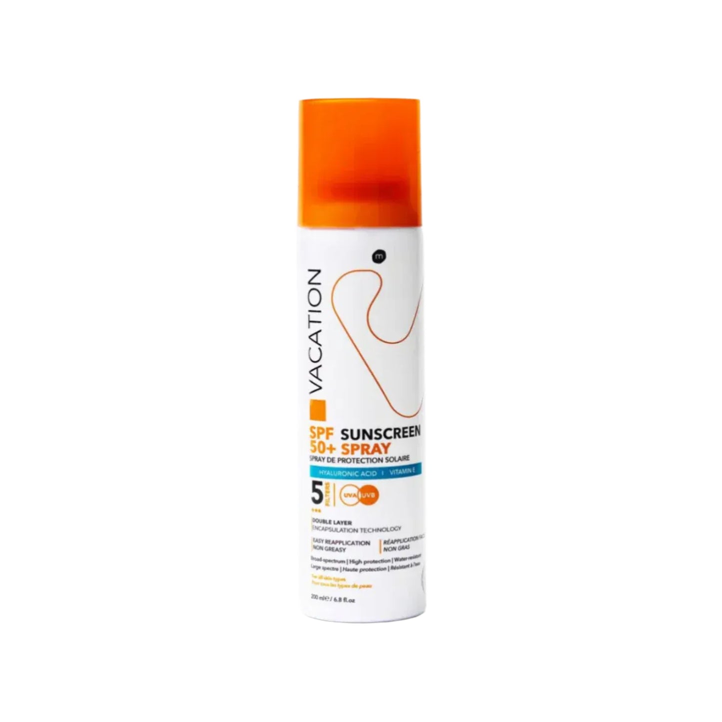 Vacation Sunscreen Spray 200ml for sun protection
