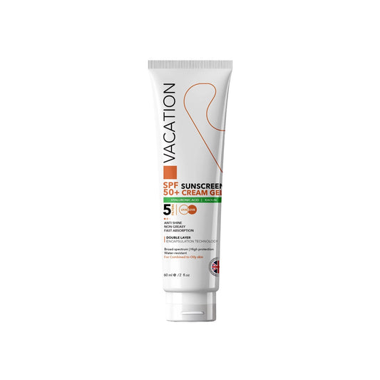 Vacation Cream Gel Sunscreen 60ml - جل كريم فاكيشن للحماية من الشمس بتركيبة خفيفة ومرطبة | Lumella
