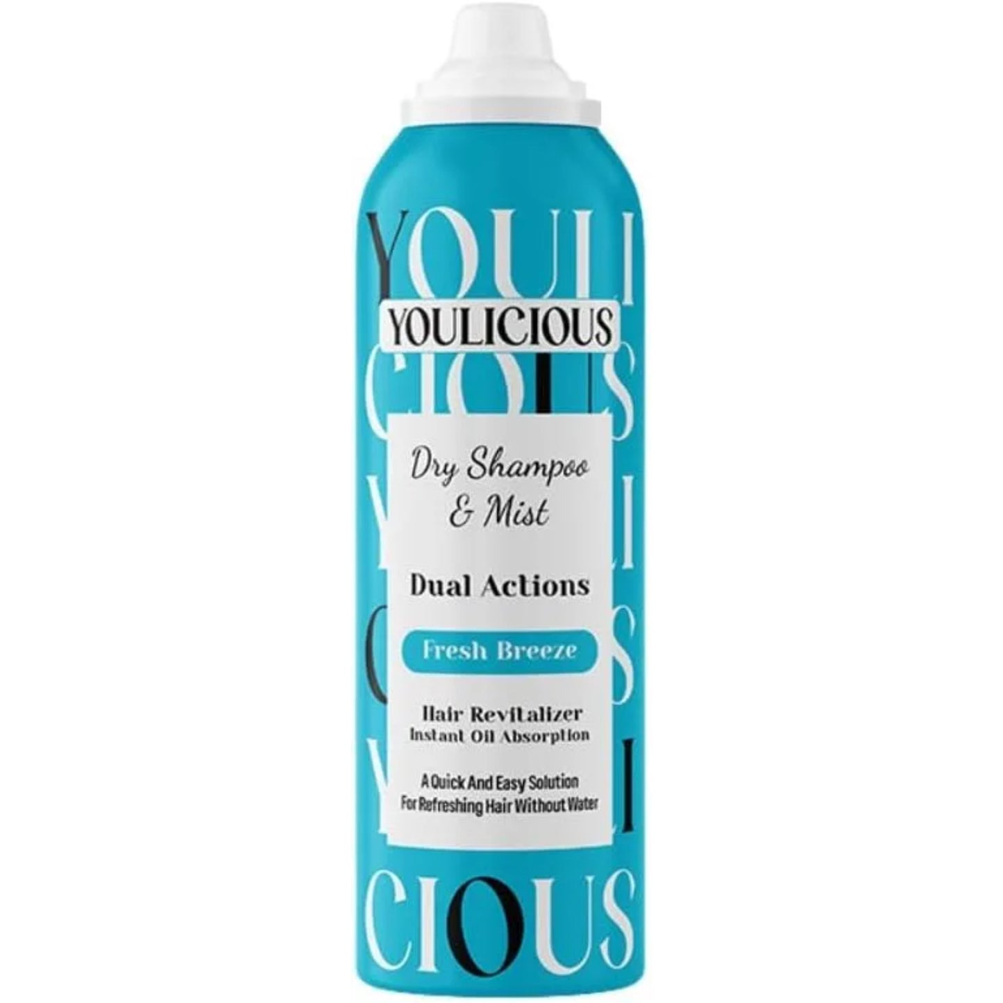 Youlicious Dry Shampoo & Hair Mist Fresh Breeze 200ml for hair refreshing
