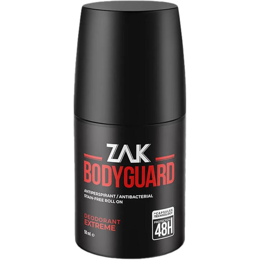 ZAK Bodyguard Extreme Roll-On Deodorant 50ml for odor protection
