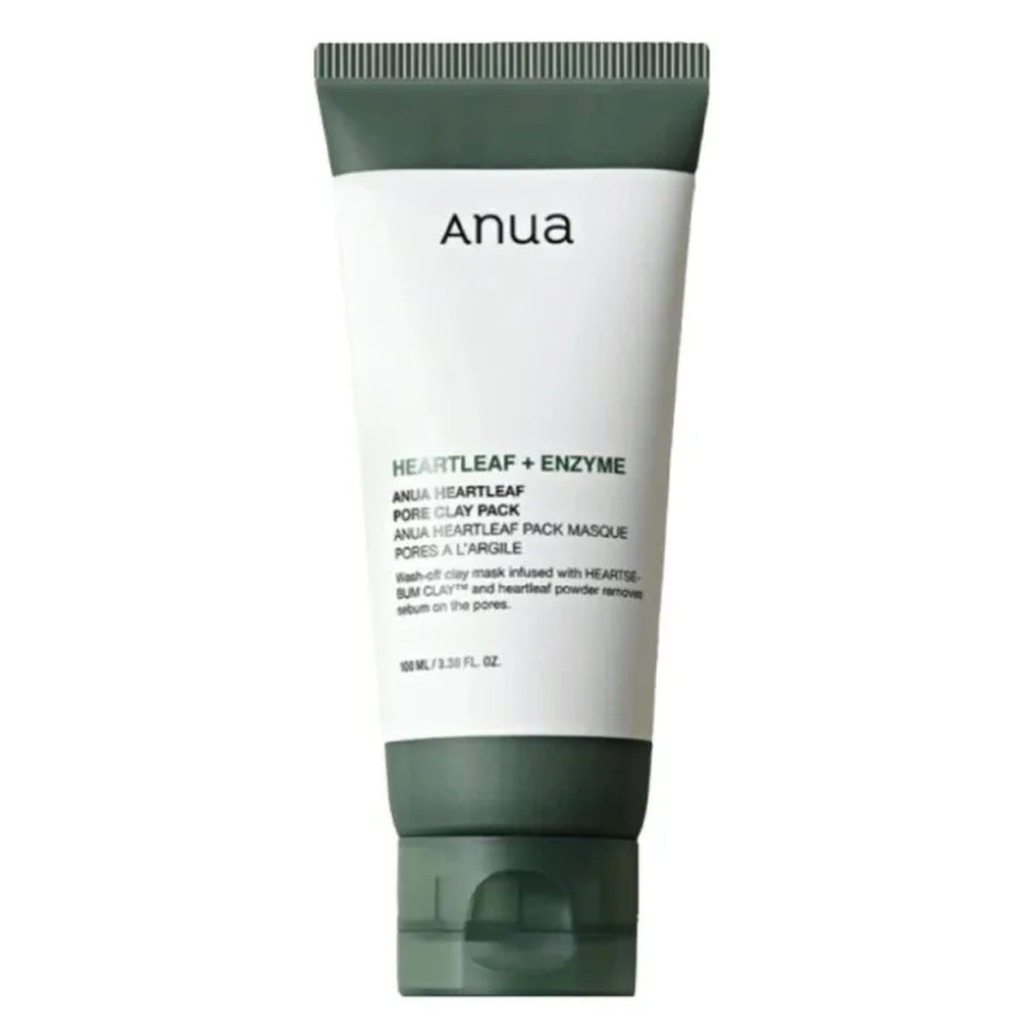 Anua Heartleaf + Enzyme skincare product on a white background