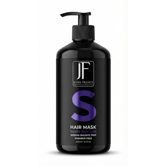John France Hair Mask Silver Reaction 500ml for silver hair toning
