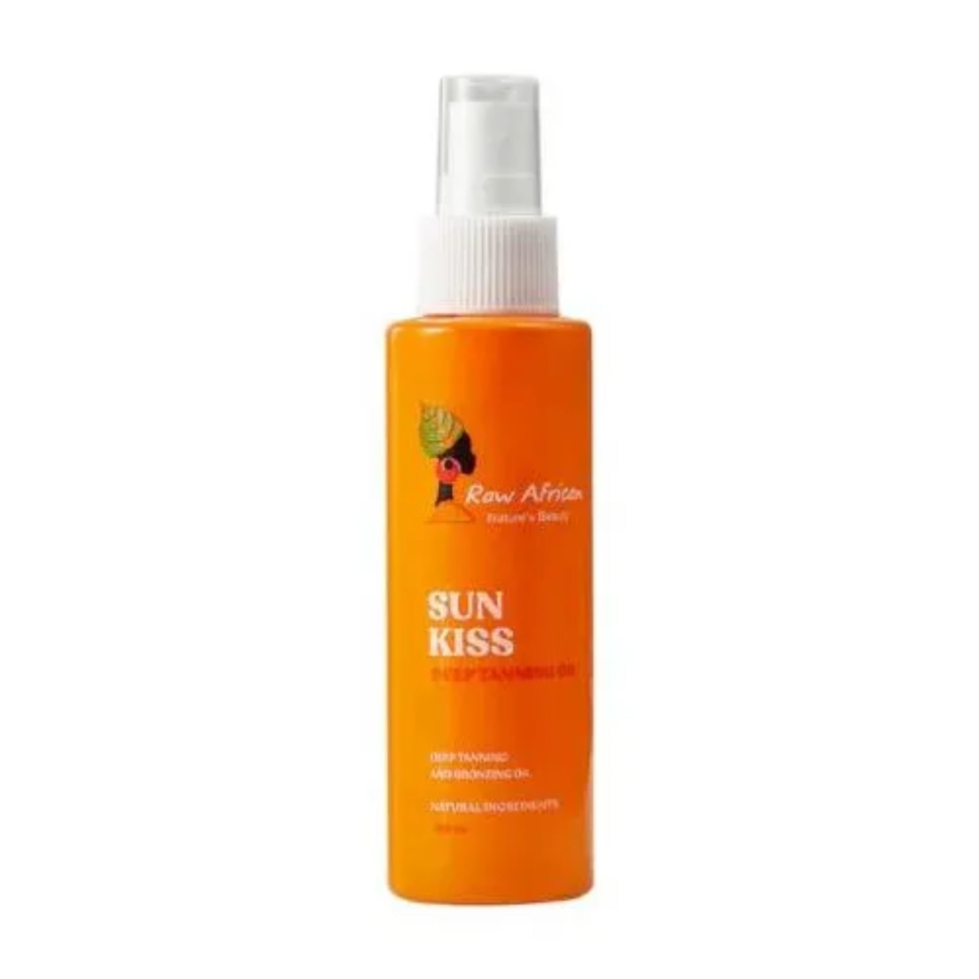 Raw African Sun Kiss Shimmering Lotion 120ml for radiant glow
